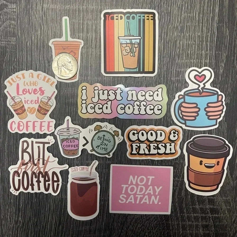 Coffee Sticker Bundle: Iced Coffee Edition - Picture 14 of 14